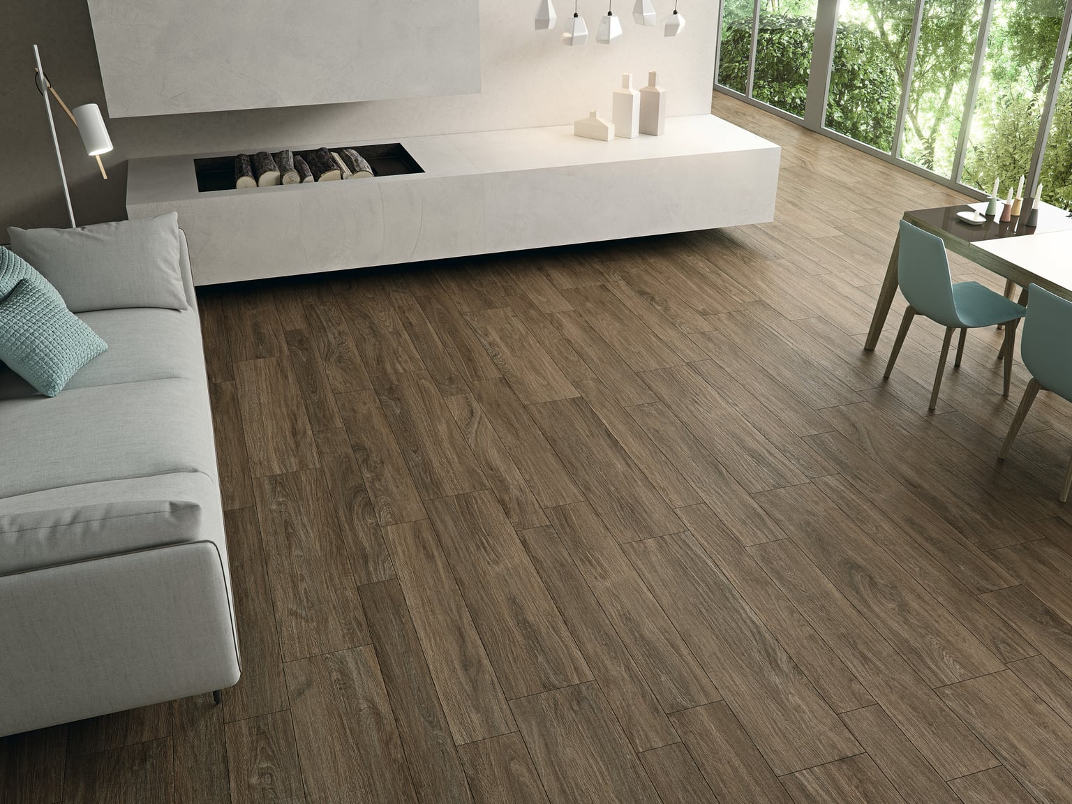 Amberwood Secuoya - Grès cérame effet bois naturel